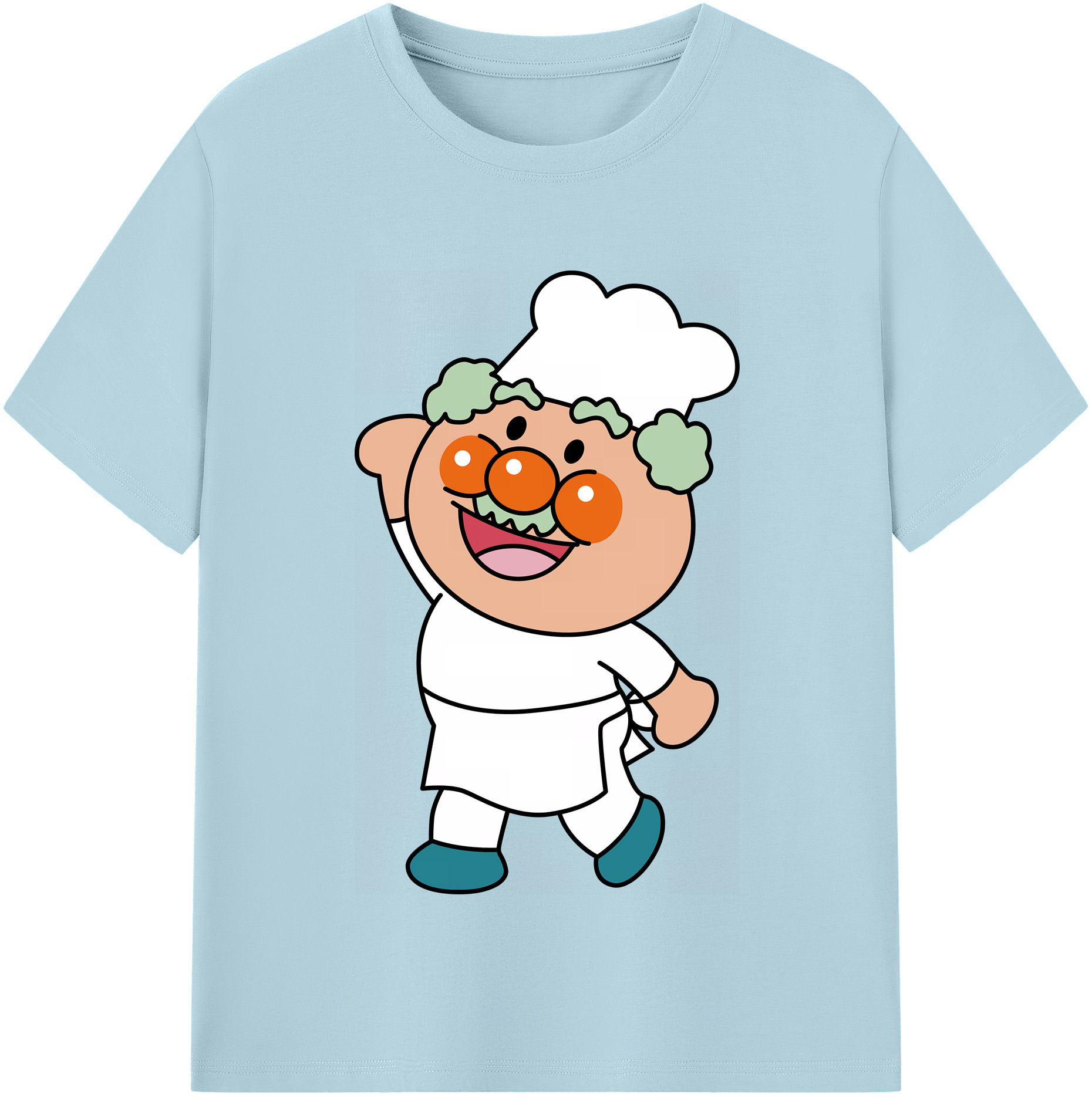 （画像用） アンパンマン Anpanman 綿100％半袖Tシャツ（フロントプリント）